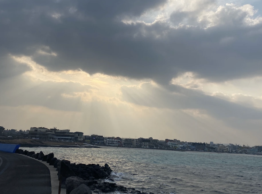 월정리 바다 사진